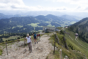 Der Aufstieg von der Hochgratbahn