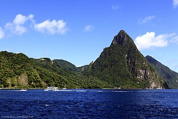 Bucht von Soufrière und Pitons, St. Lucia