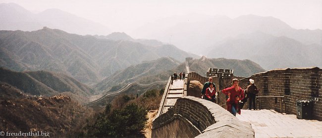 auf der Chinesischen Mauer bei Badaling