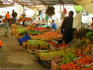 Markt kurz vor Arykanda in der Türkei.