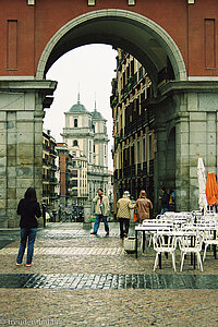 Durchblick an der Plaza Mayor