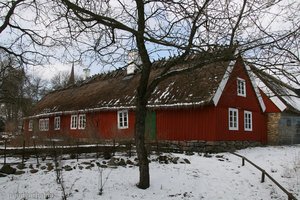 Schwedisches Landhaus im Freilichtmuseum von Stockholm