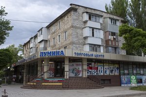 Geschäftshaus in Tiraspol, der Hauptstadt von Transnistrien