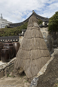 Lager beim Namsangol Hanok Village