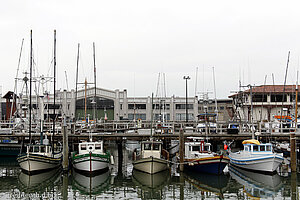 Boote beim Hyde Pier in San Francisco