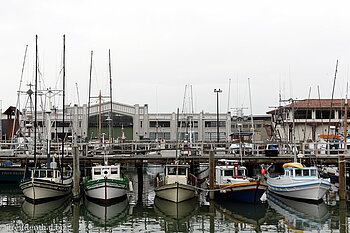 Boote beim Hyde Pier in San Francisco