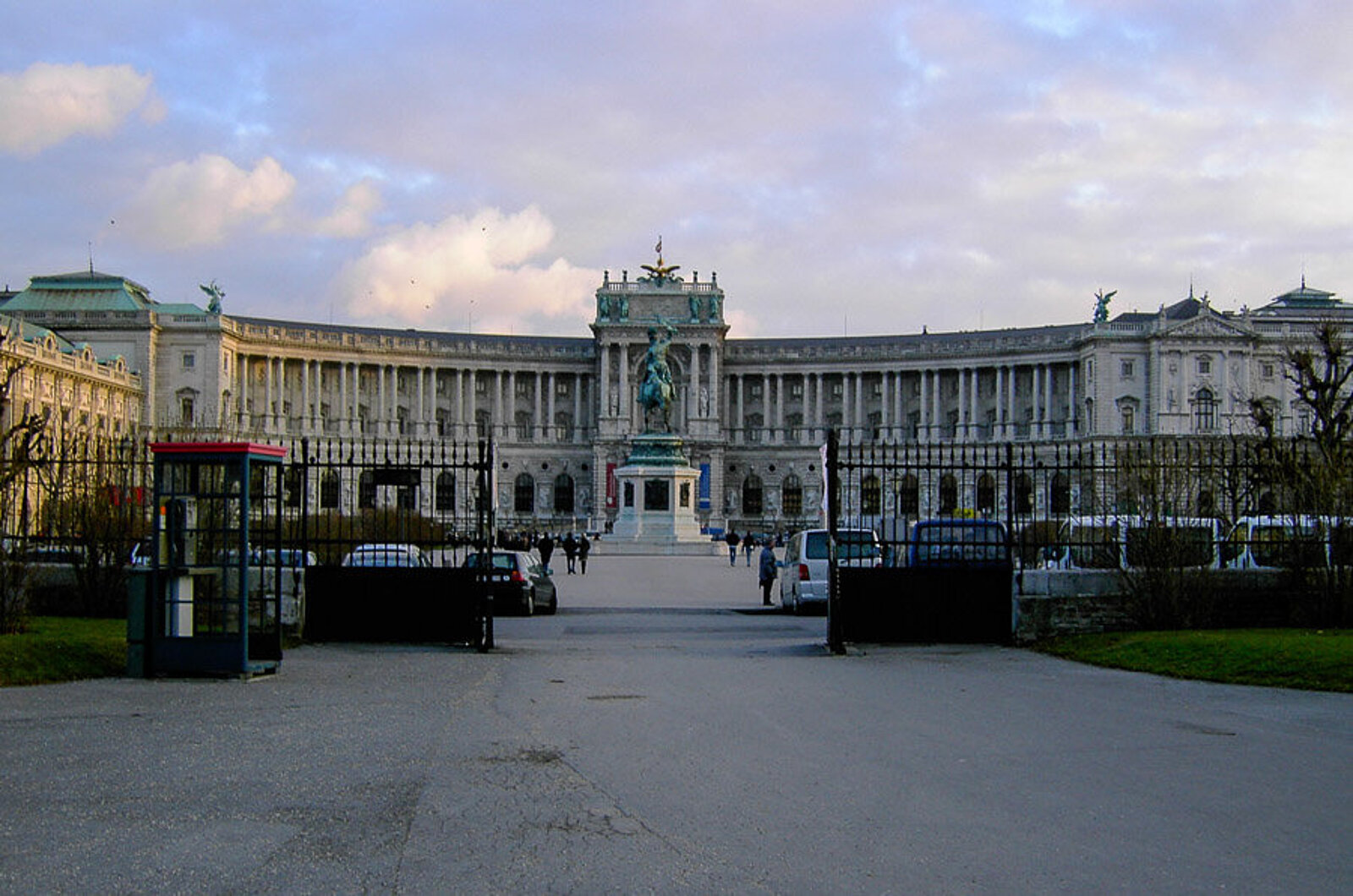 Italienische Renaissance-Fassaden bei der Wiener Hofburg in Österreich