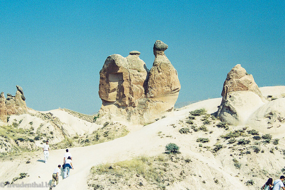 Dromedarfels im Kameltal von Kappadokien in der Türkei
