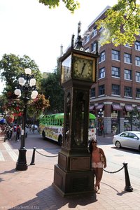 Steam Clock in Gastown Vancouver - Rundreise Kanada