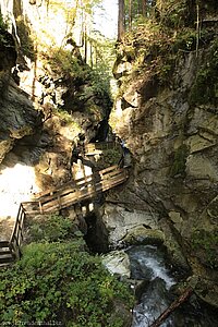 in der engen Gilfenklamm