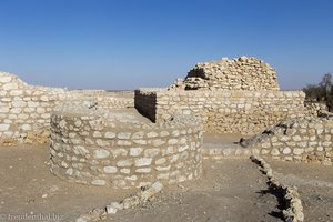 in der Ausgrabungsstätte Ubar im Oman