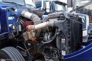 Motor eines Trucks