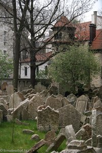 Jüdisches Viertel in Prag und der alte Judenfriedhof
