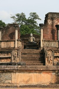 Vatadage, hier wurde eine der drei Buddha-Reliquien aufbewahrt.