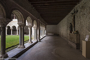 Kreuzgang im ehemaligen Kloster von Saint-Lizier