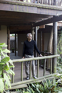 Lars bei der Ndiza Lodge in St. Lucia