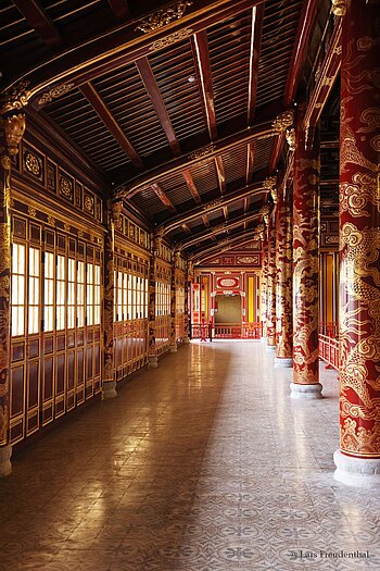 Kiến Trung Palast in Hué Gang im Kiến Trung Palast in der Zitadelle von Hué