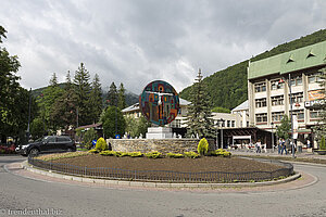 Kreisverkehr in Sinaia