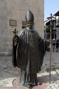 Auch den Papst findet man in Cartagena.