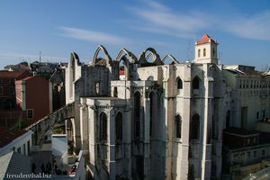 Gotische Kirche ohne Dach - Convento do Carmo in Lissabon