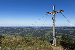 Beim Gipfelkreuz vom Immenstädter Horn