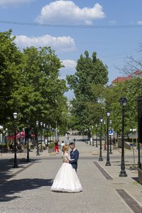 die Strada Eugen Doga ist ein beliebter Ort für Hochzeitsfotos