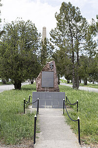 Denkmal auf dem »Brückenkopf« von Kitskany in Transnistrien