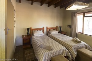 unser Zimmer in der African Extreme Safaris bush lodge