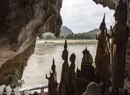 Pak-Ou-Höhlen am Mekong