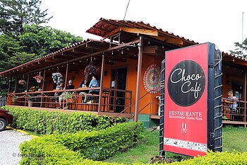 Das Choco Café von Santa Elena
