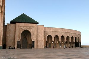 Seitenbau der Moschee Hassan II.