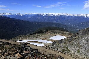 Aussicht vom Whistler Summit