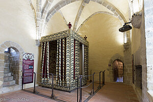 Bett von König Heinrich IV. im Château de Foix