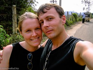 Annette und Lars in Bandarawela