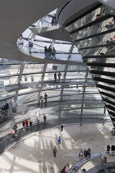 in der Reichstagskuppel in Berlin