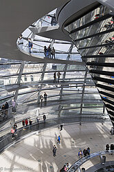 in der Reichstagskuppel in Berlin