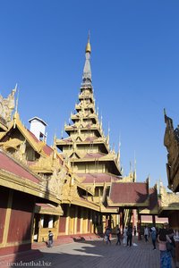 Herrschaftliche Bauweise beim Königspalast von Mandalay
