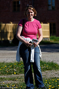 Annette auf Suomenlinna