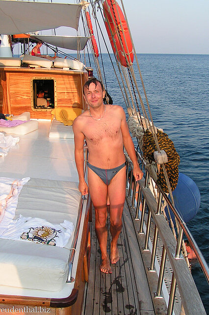 nach dem Baden in der Türkischen Riviera
