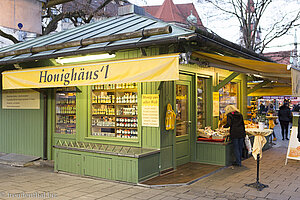 Bude beim Viktualienmarkt in München