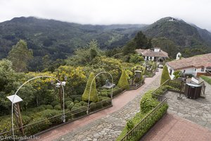 Garten auf dem Monserrate in Bogota