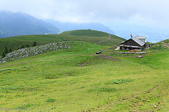 Blick zur Tritt-Hütte