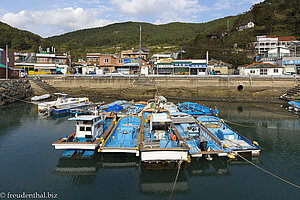 Hafen von Yunghwa bei der Mireukdo Scenic Tour