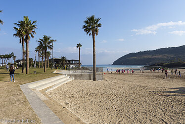 Am Hamdeok Beach von Jejudo