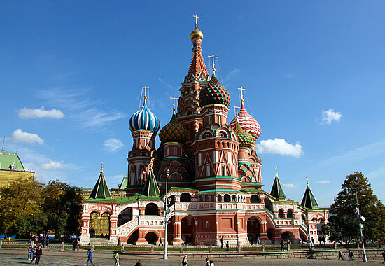 Moskau, Basilius Kathedrale auf dem Roten Platz