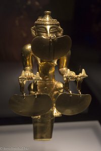 Schmuck der Muisca im Museo del Oro von Bogota