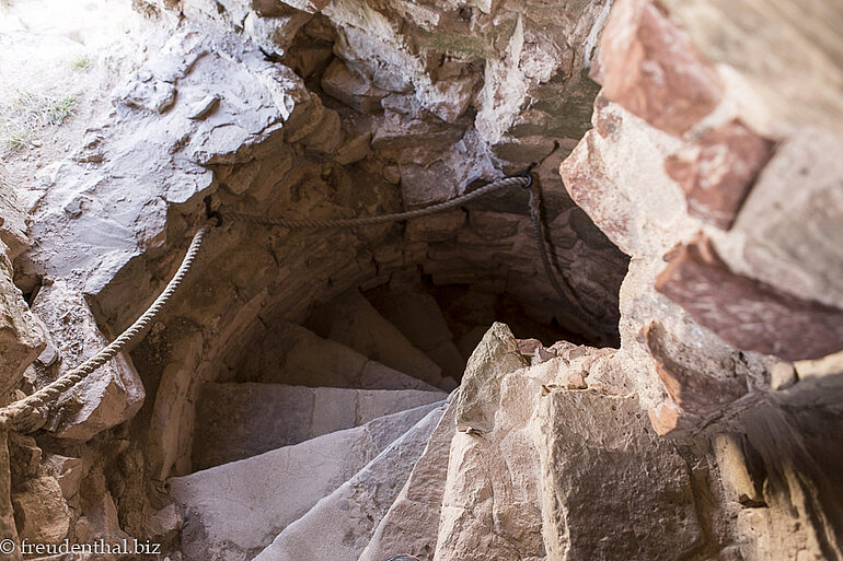 Wendeltreppe in der Ordensburg