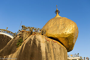 Goldener Felsen von Kyaikhtiyo | Reisebericht Myanmars