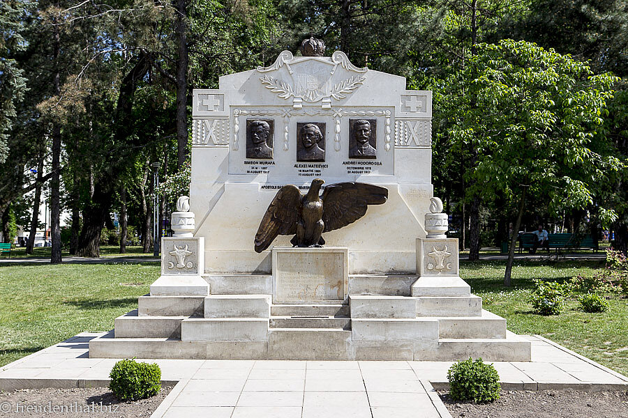 Denkmal beim Stadtwäldchen von Chisinau