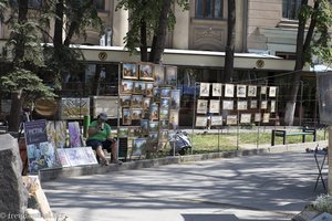 auf dem Kunstgewerbemarkt von Chisinau